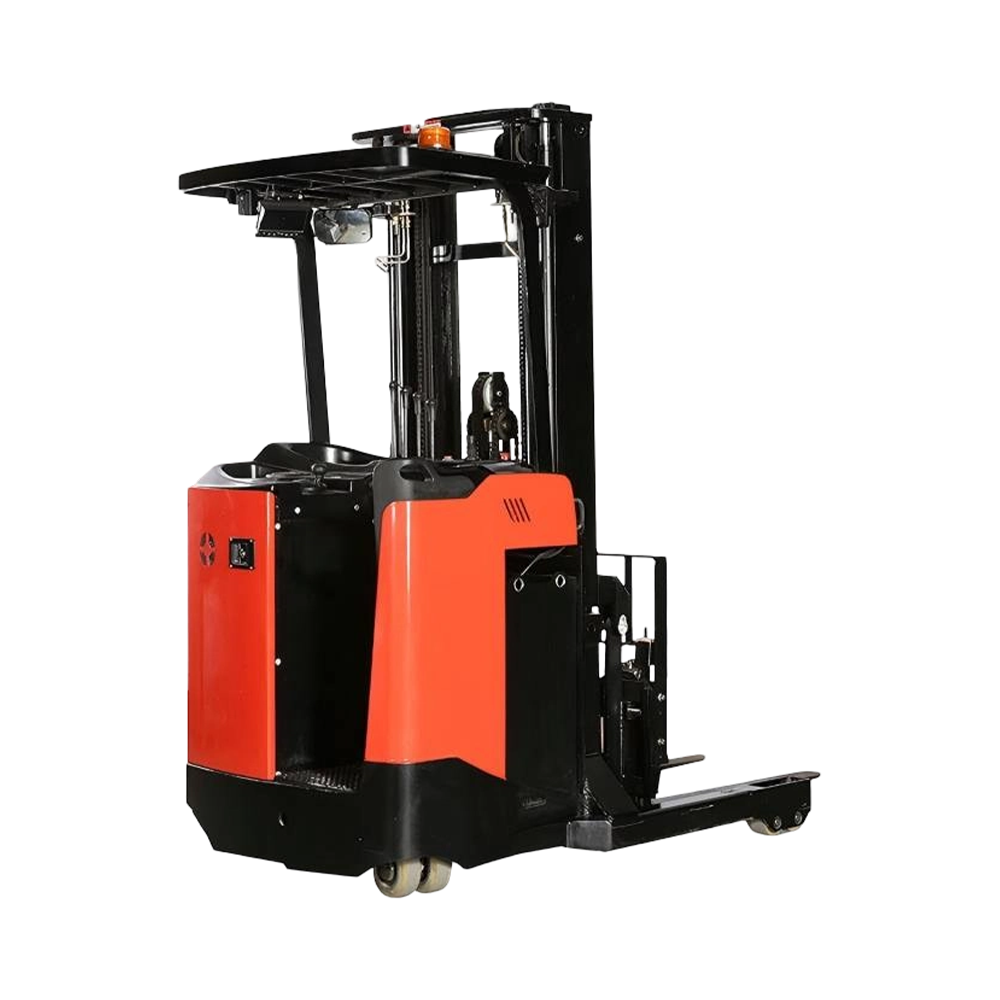Xe nâng điện đứng lên 1,2 tấn chạy bằng pin